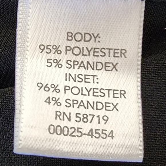 VTG CJ Banks 2 in1 Twinset Top Black With Multi Color Ruffled Animal Print W S - Picture 6 of 10